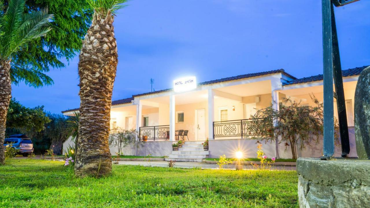 Aneton Aparthotel Hriszí Amudiá Kültér fotó